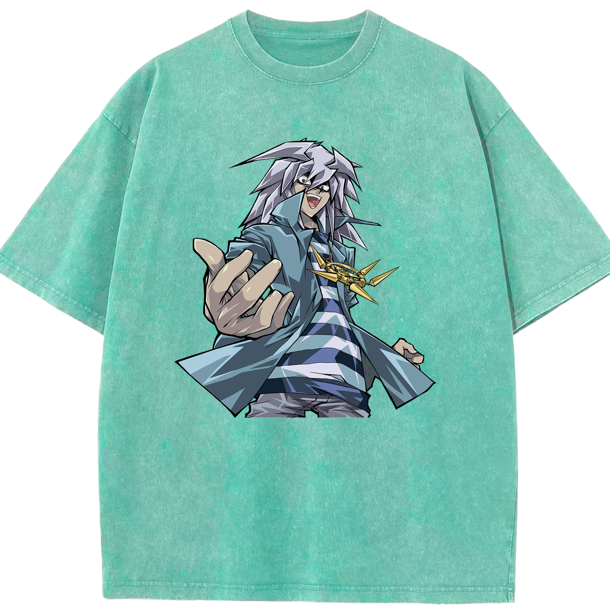 （画像用） 遊☆戯☆王 Yu-Gi-Oh! 綿100% ヴィンテージ風 半袖Tシャツ（フロントプリント）